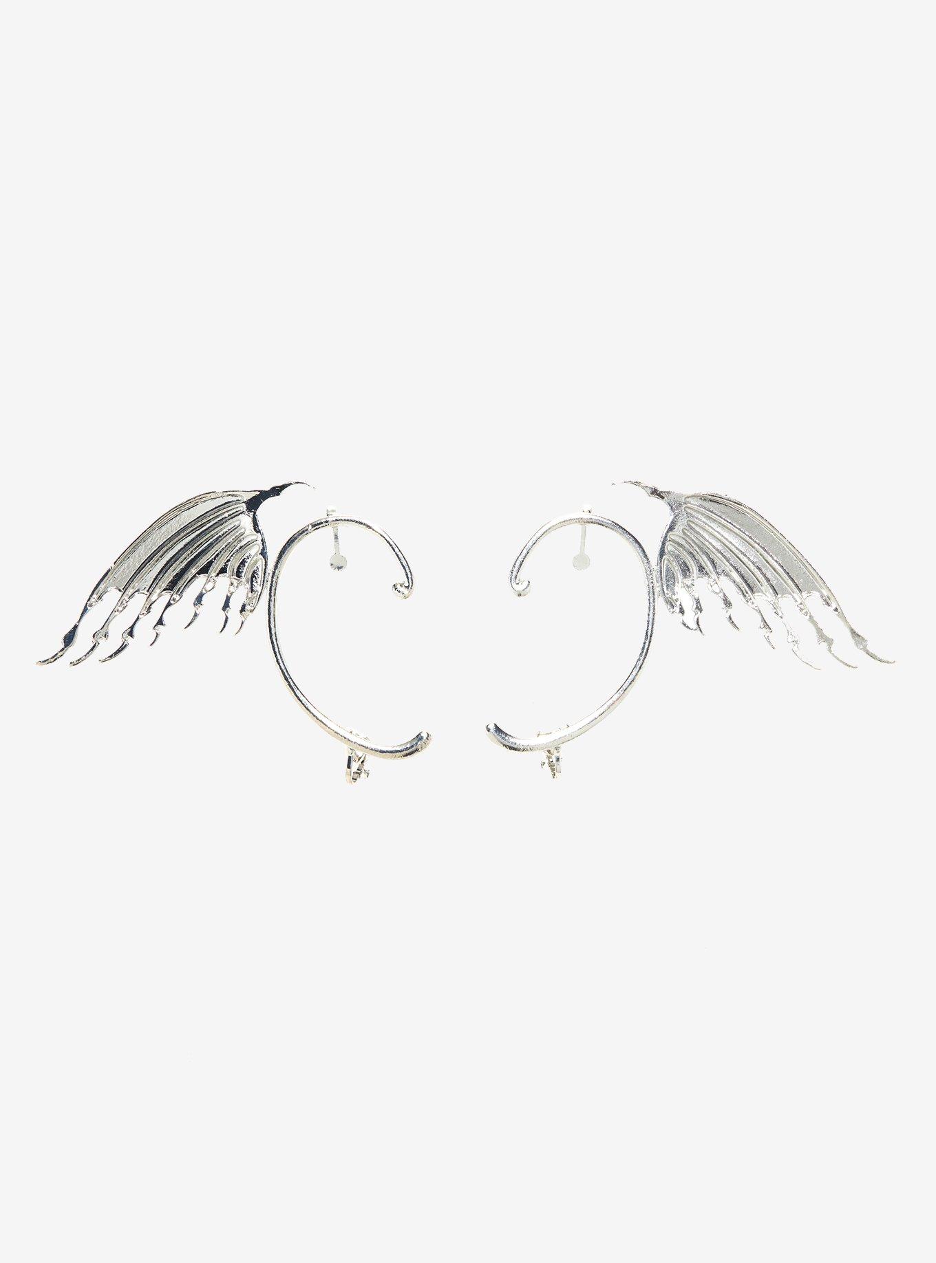 Bat Wing Ear Cuff Set, , hi-res