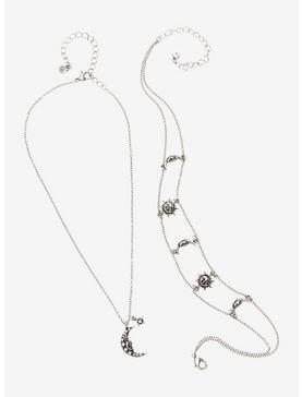 Sun & Moon Chain Necklace Set, , hi-res
