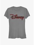 Disney Channel Holiday Logo Girls T-Shirt, CHARCOAL, hi-res