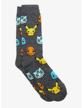 Pokemon Starter Crew Socks, , hi-res