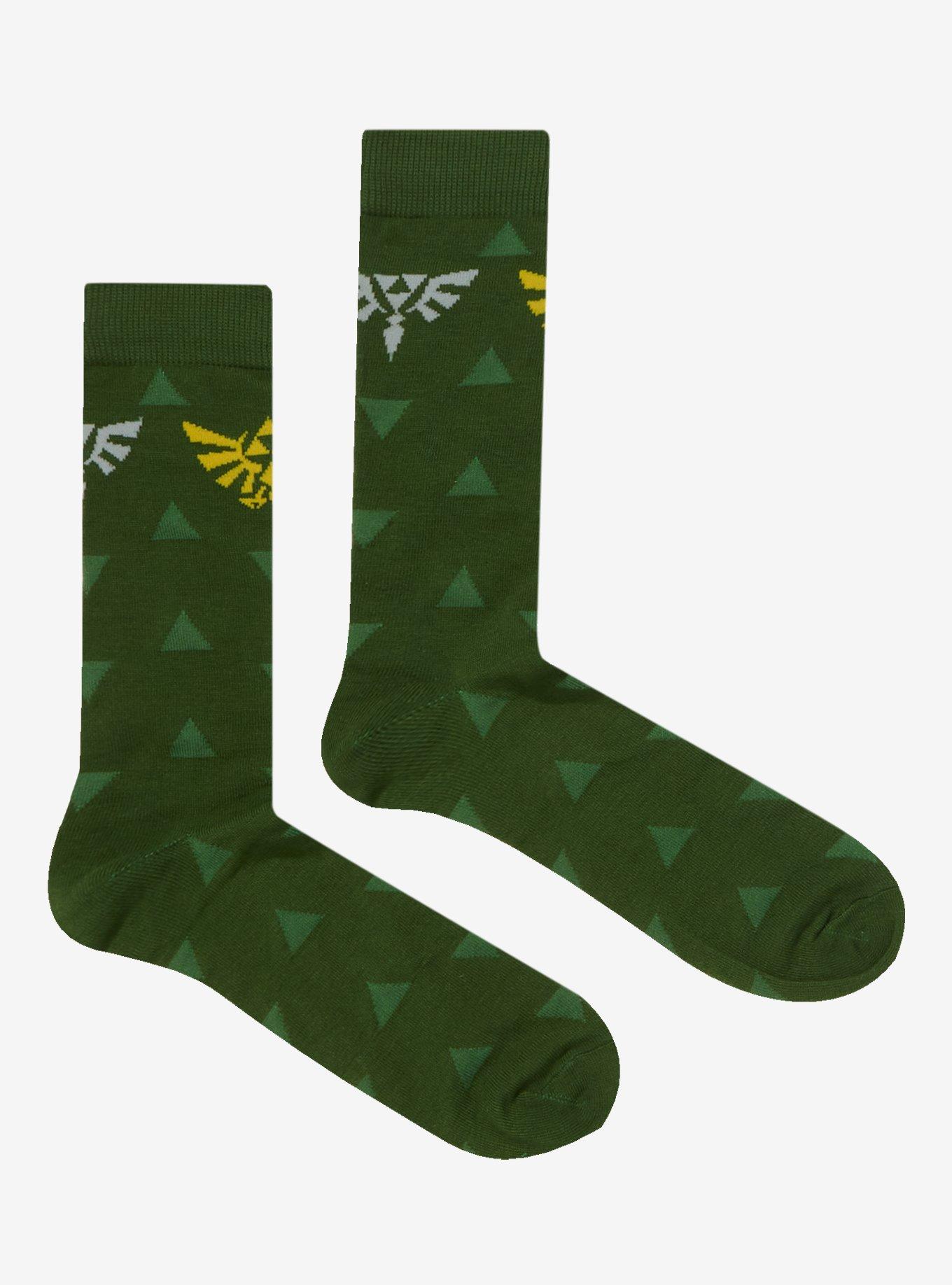 The Legend Of Zelda Crests Crew Socks, , hi-res