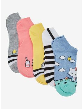 Hello Kitty No-Show Socks 5 Pair, , hi-res