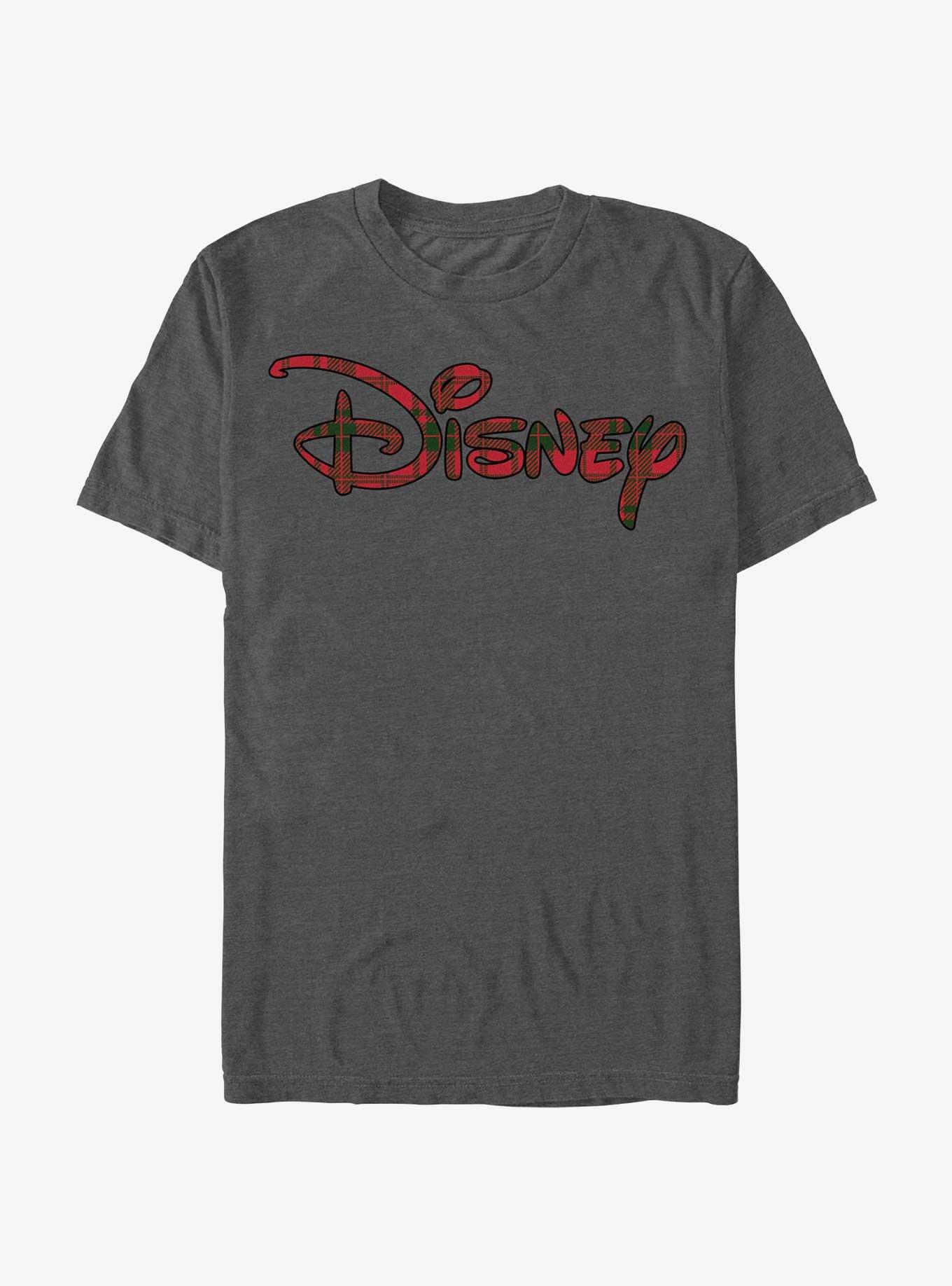 Disney Channel Holiday Logo T-Shirt, CHAR HTR, hi-res