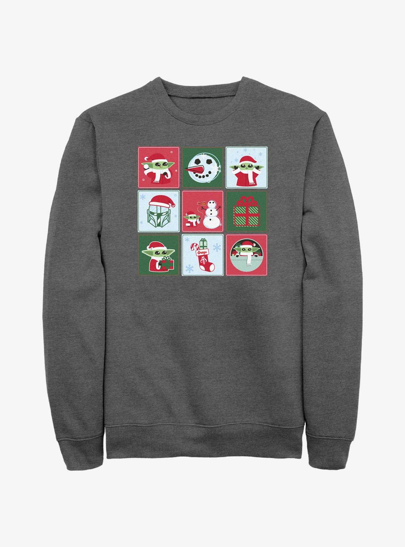 Star Wars The Mandalorian Grogu Festivities Sweatshirt, , hi-res