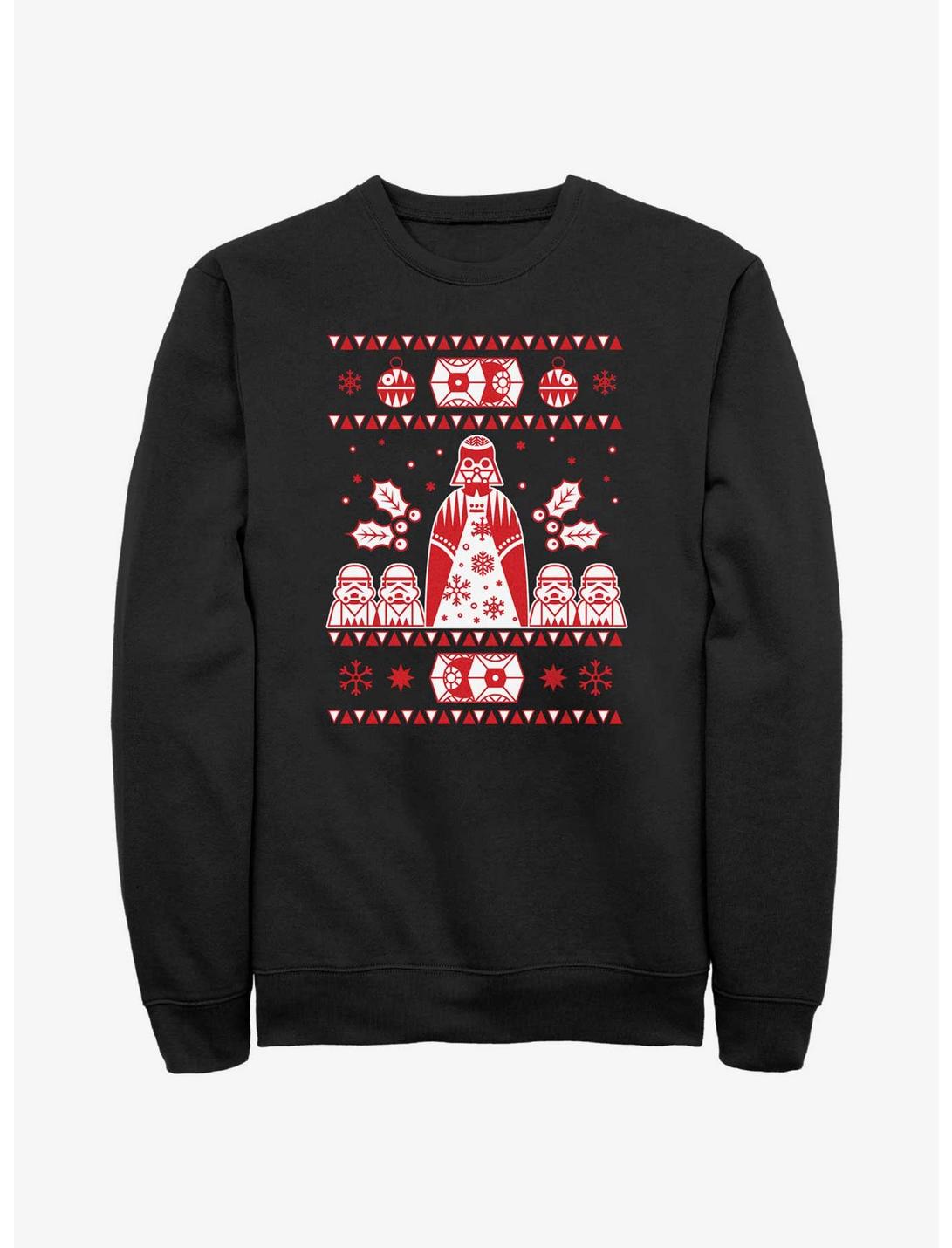 Star Wars Empire Ugly Christmas Sweatshirt, BLACK, hi-res