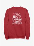 Star Wars Merry Force Be With You Sweatshirt, RED, hi-res
