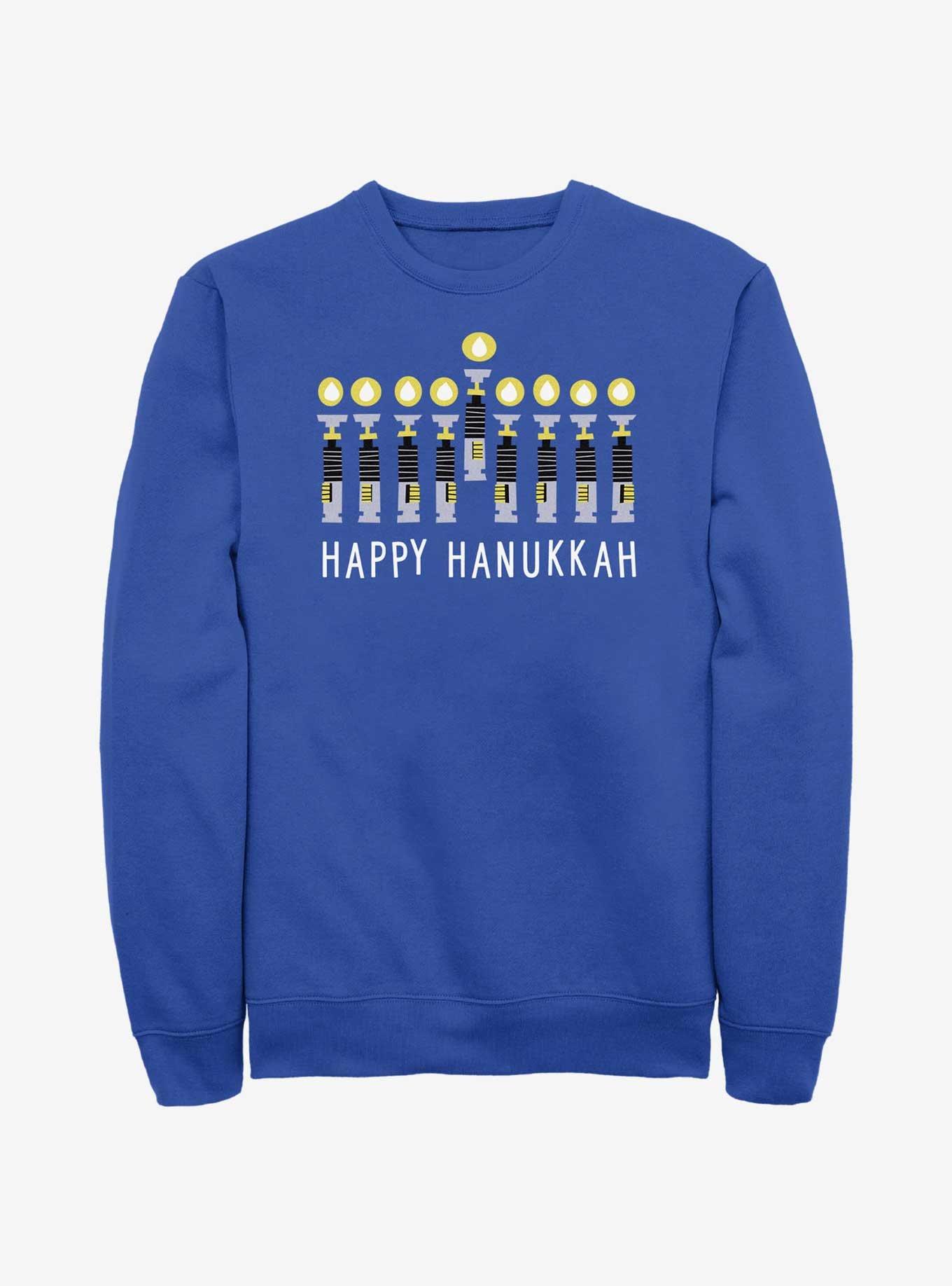 Star Wars Light Saber Hanukkah Sweatshirt, , hi-res