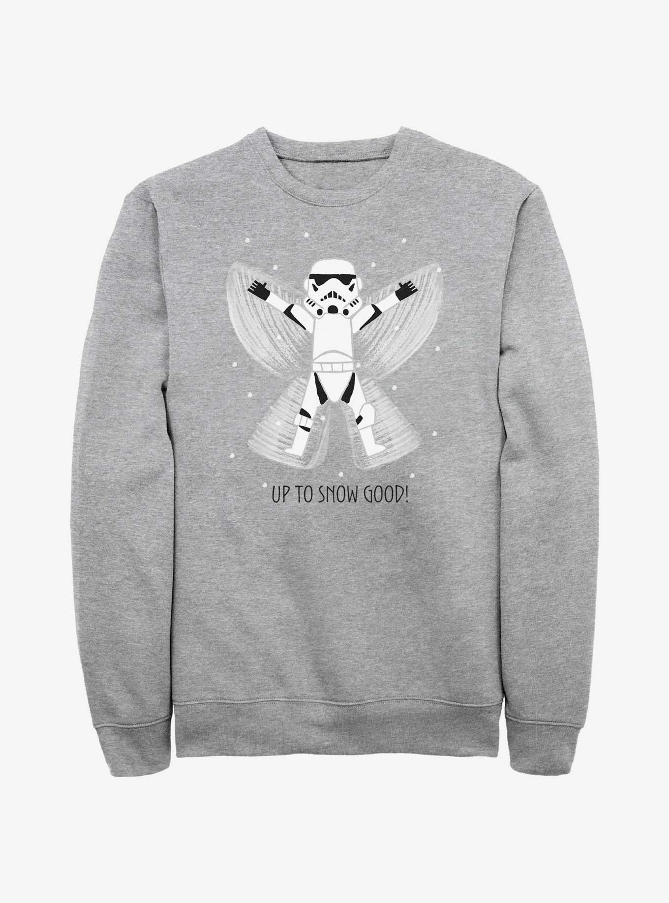 Star Wars Storm Trooper Snow Angel Sweatshirt, ATH HTR, hi-res