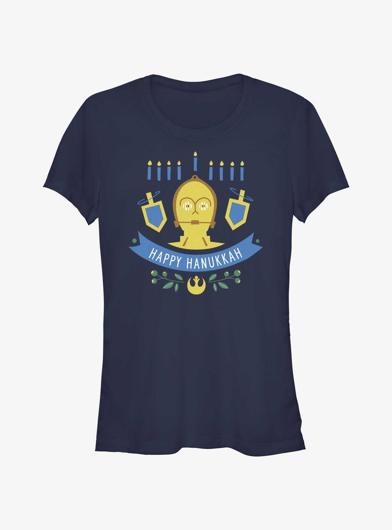 Star Wars C-3P0 Hanukkah Girls T-Shirt, , hi-res