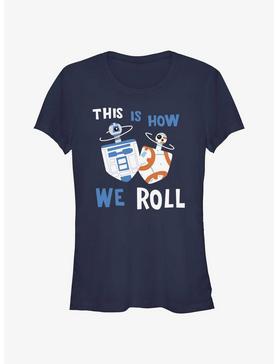 Star Wars Droid Dreidels R2-D2 and BB-8 Girls T-Shirt, , hi-res