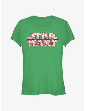 Star Wars Festive Fill Logo Girls T-Shirt, , hi-res