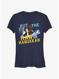 Star Wars Han In Hanukkah Girls T-Shirt, NAVY, hi-res