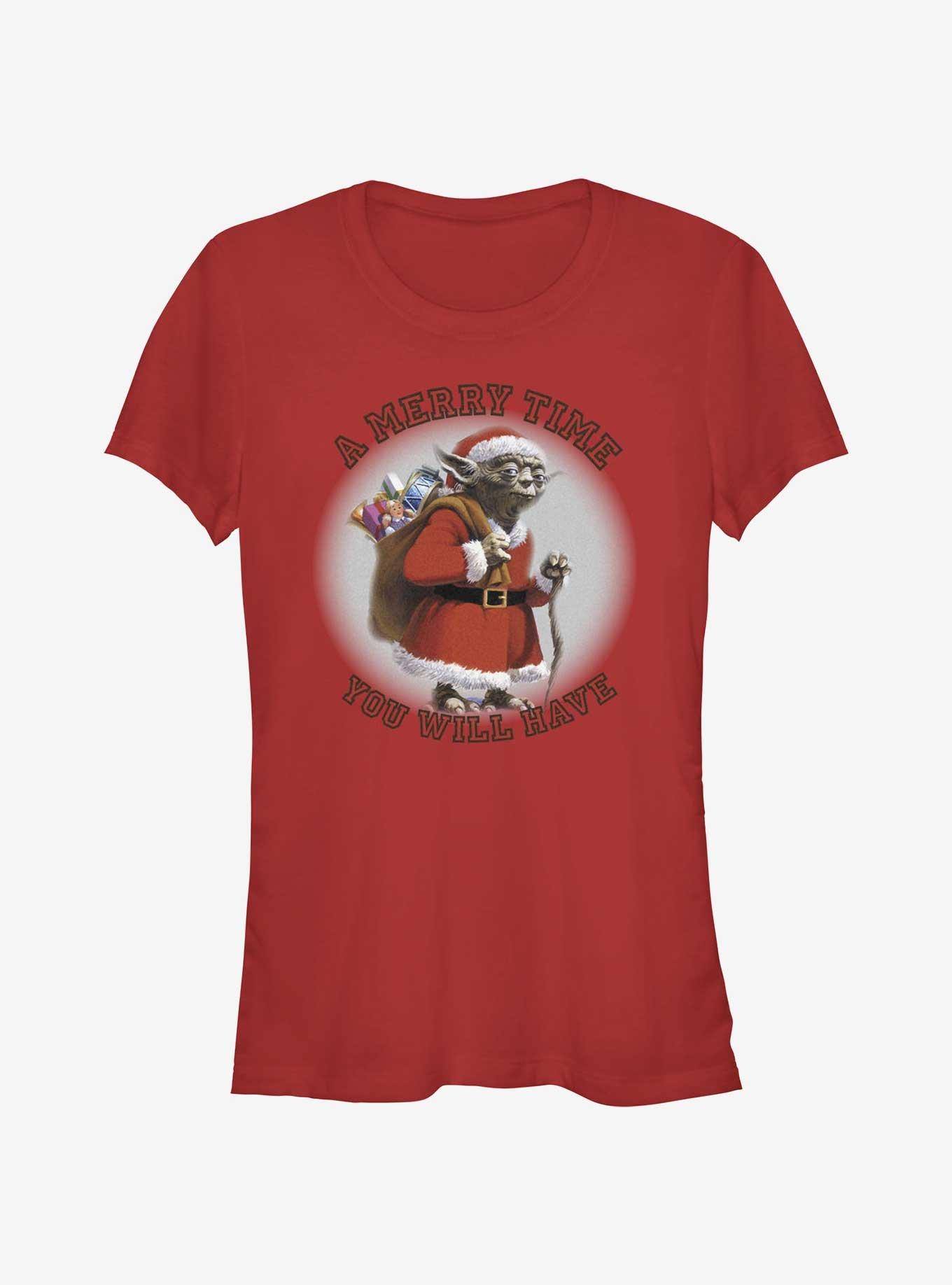 Star Wars Yoda Merry Time You Will Have Girls T-Shirt, , hi-res