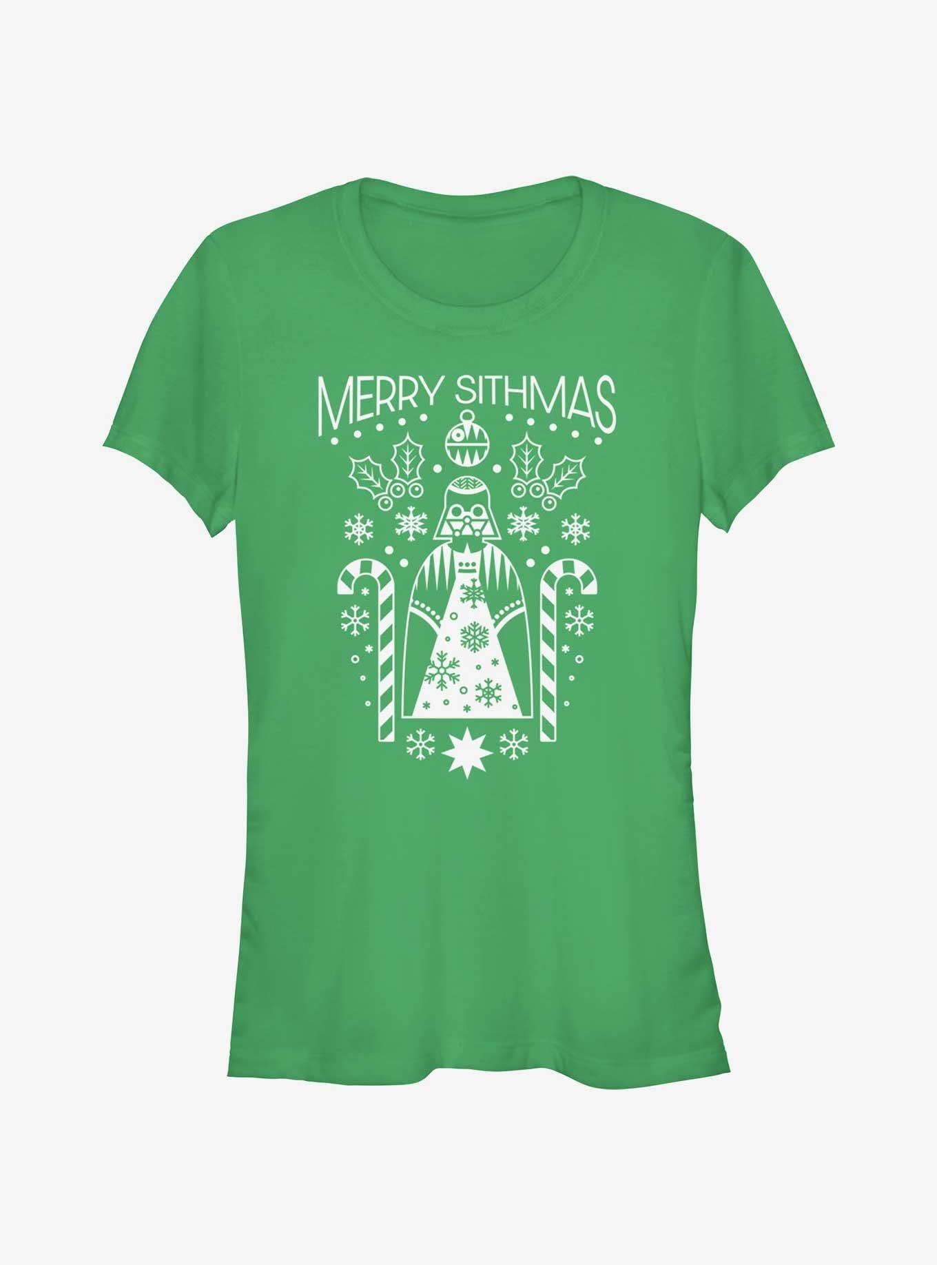 Star Wars Darth Vader Merry Sithmas Girls T-Shirt, KELLY, hi-res