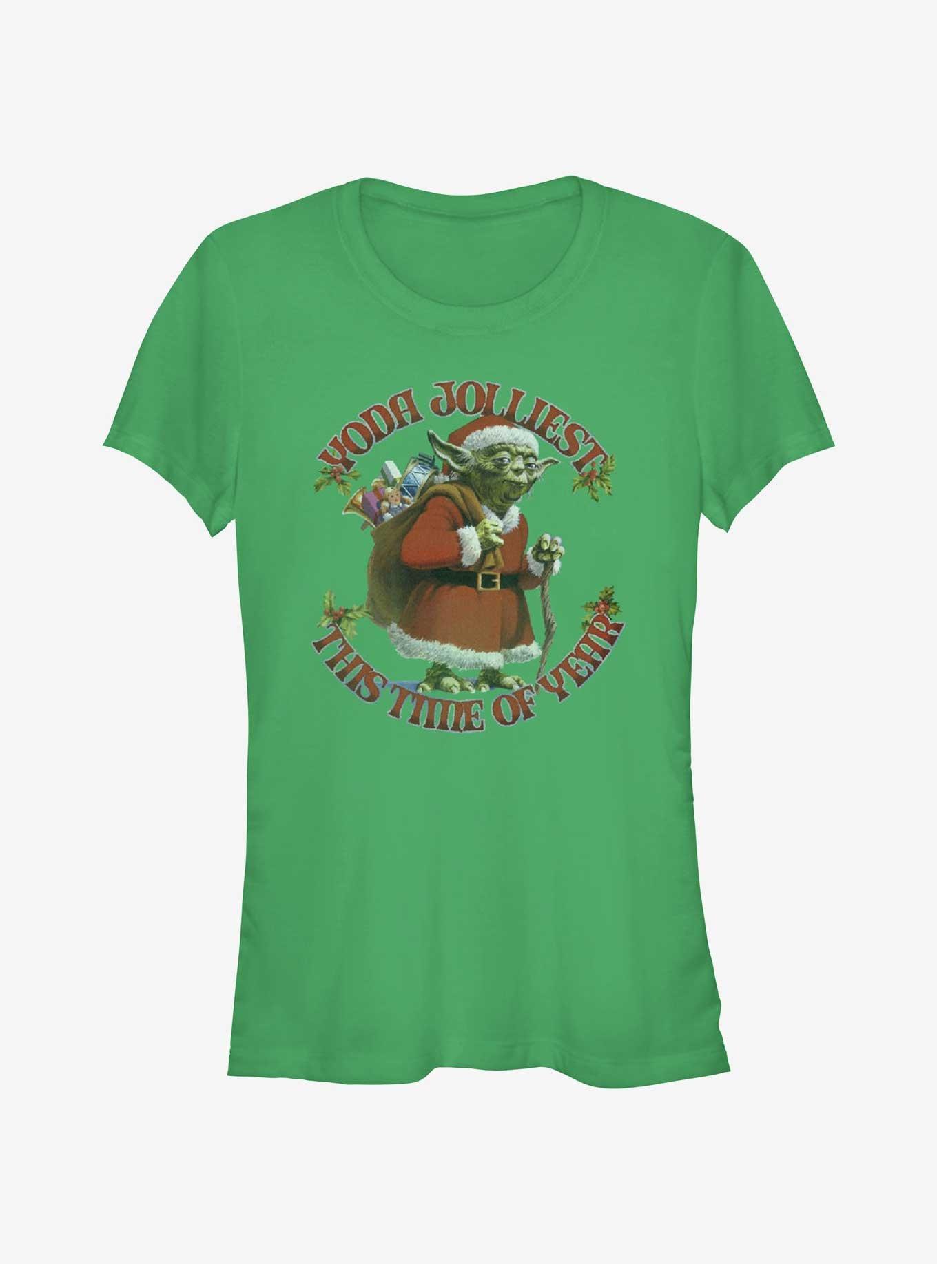 Star Wars Yoda Jolliest Girls T-Shirt, KELLY, hi-res
