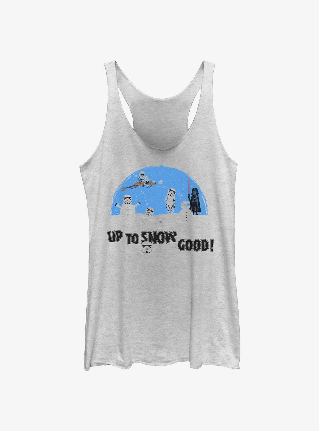 Star Wars Storm Troopers Snow Good Girls Tank, WHITE HTR, hi-res