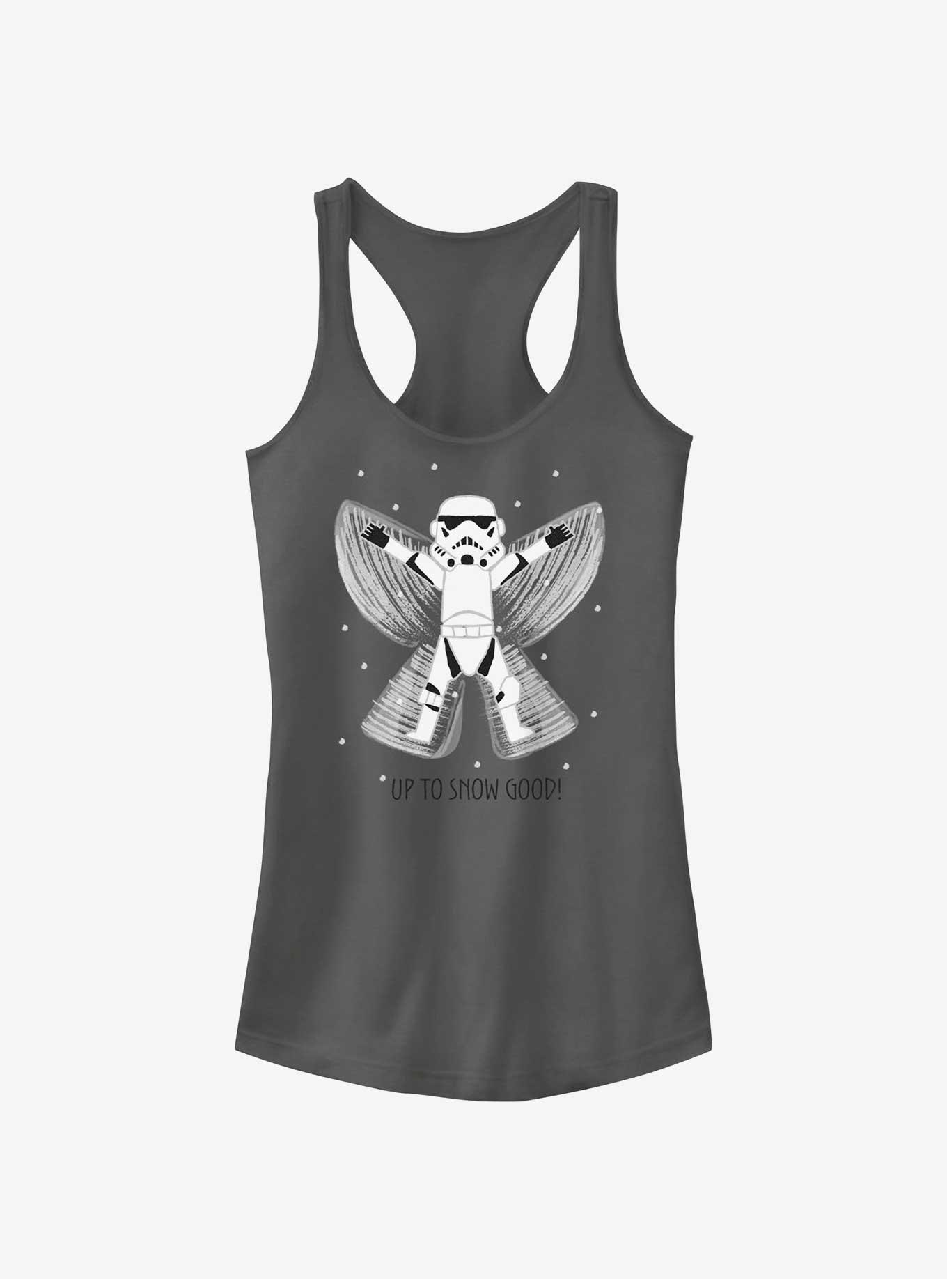 Star Wars Storm Trooper Snow Angel Girls Tank, CHARCOAL, hi-res