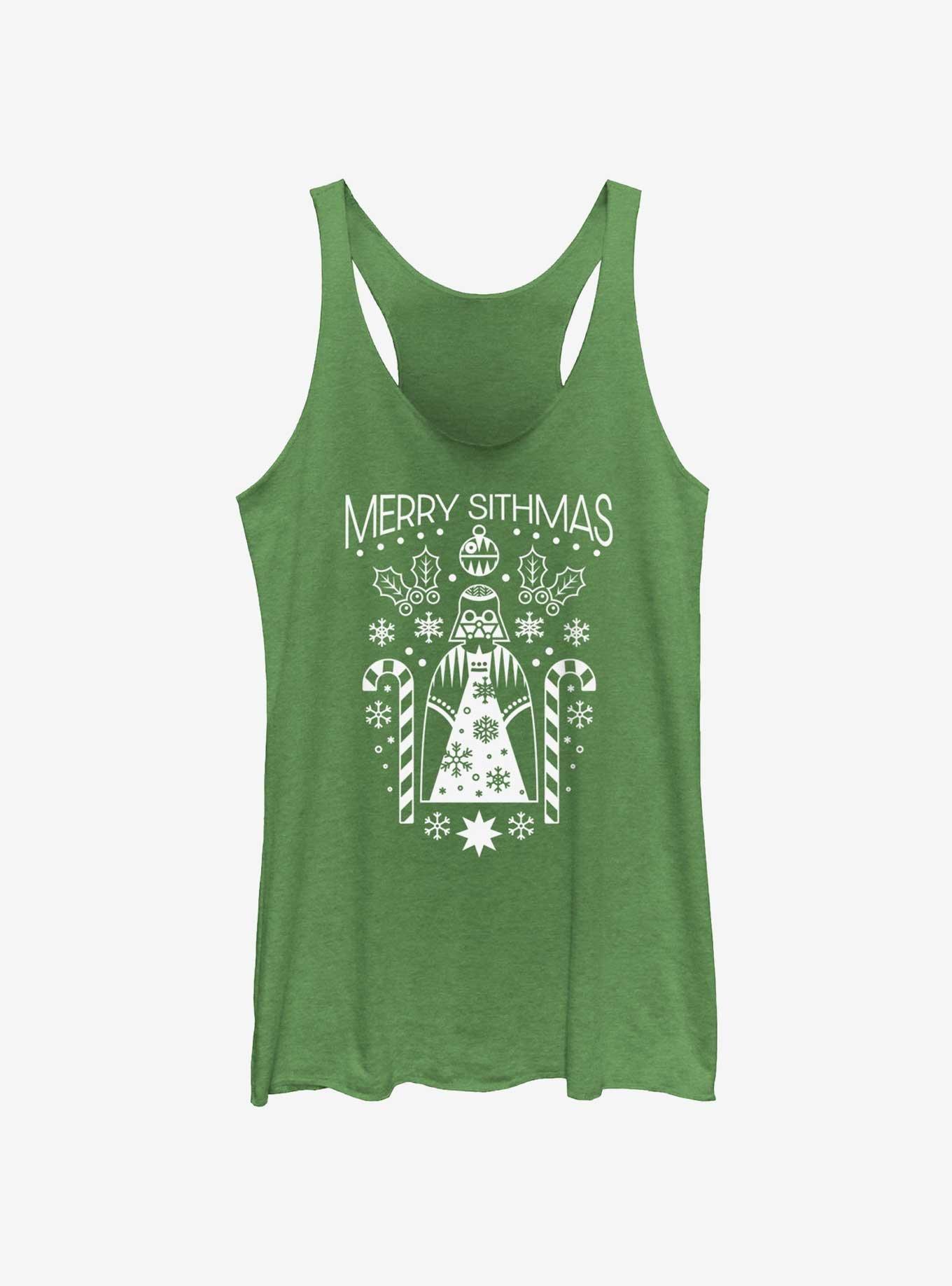 Star Wars Darth Vader Merry Sithmas Girls Tank, ENVY, hi-res