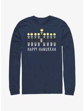 Star Wars Light Saber Hanukkah Long-Sleeve T-Shirt, , hi-res