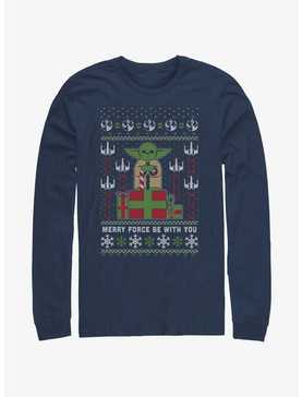 Star Wars Yoda Ugly Christmas Long-Sleeve T-Shirt, , hi-res