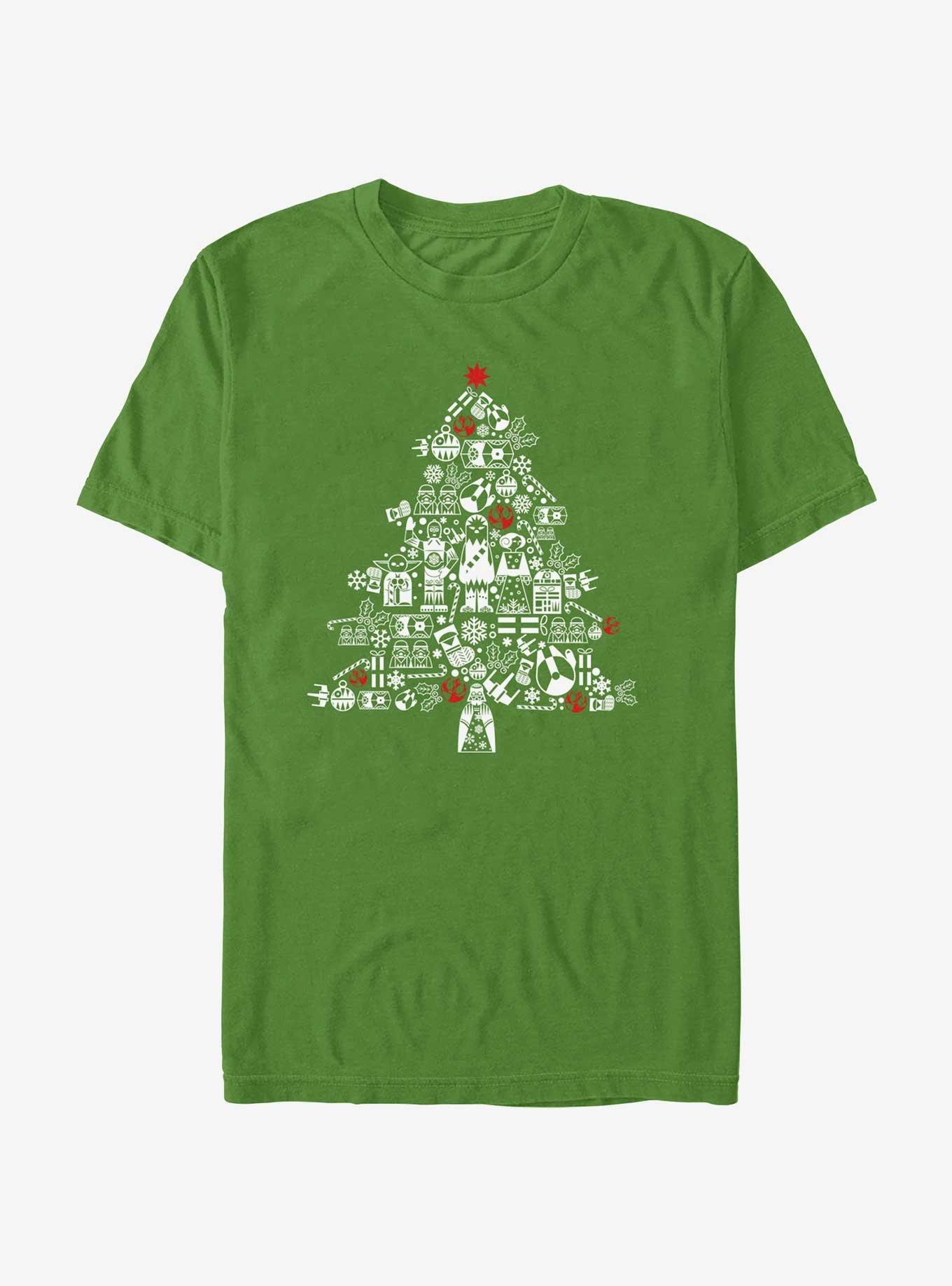 Star Wars Christmas Tree Fill T-Shirt, KELLY, hi-res