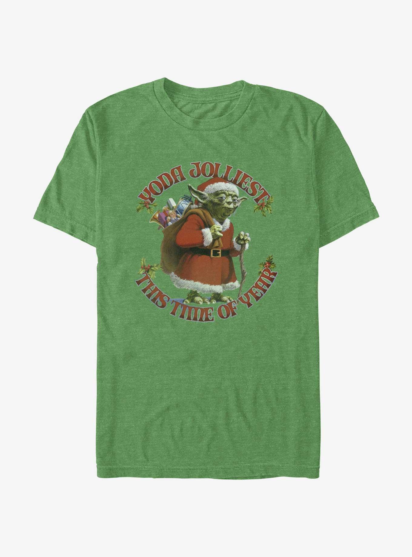 Star Wars Yoda Jolliest T-Shirt, KEL HTR, hi-res