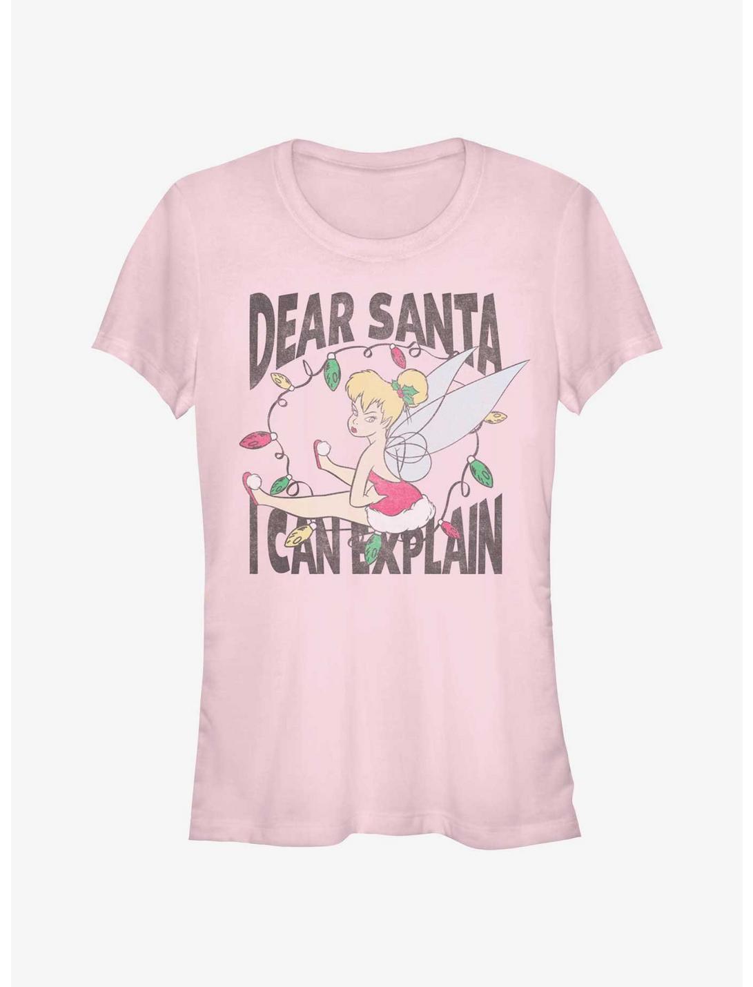 Disney Tinker Bell Dear Santa Girls T-Shirt, LIGHT PINK, hi-res