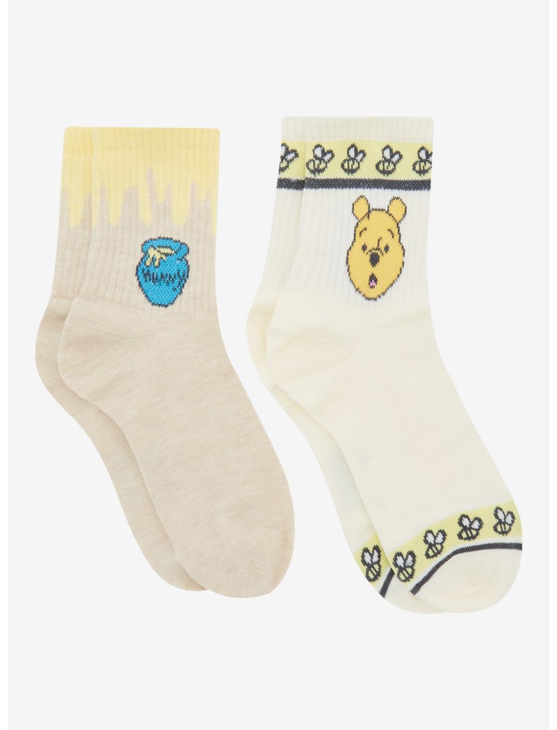 Disney Winnie The Pooh Honey Ankle Socks 2 Pair, , hi-res