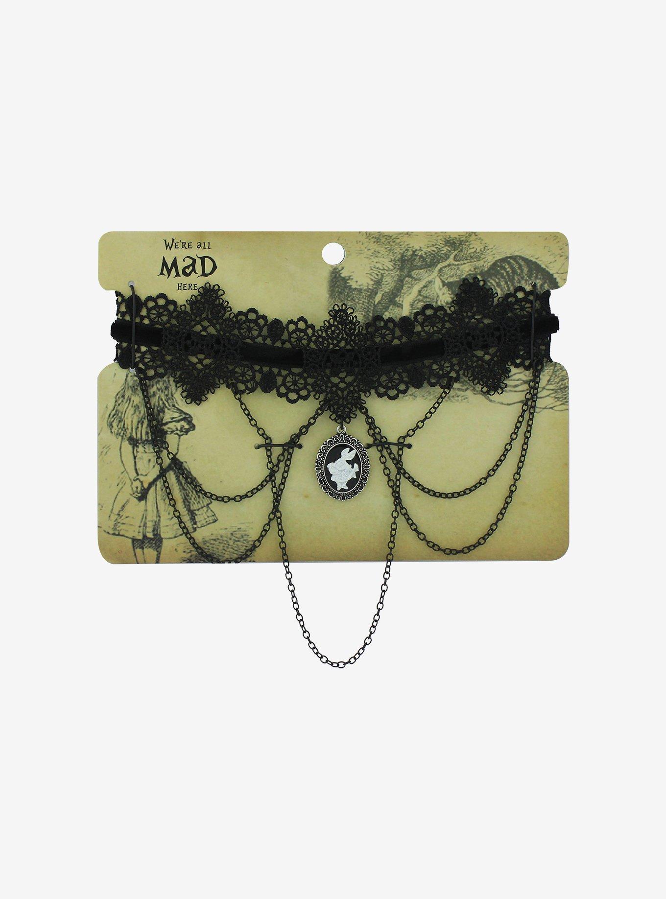 White Rabbit Lace Choker, , hi-res