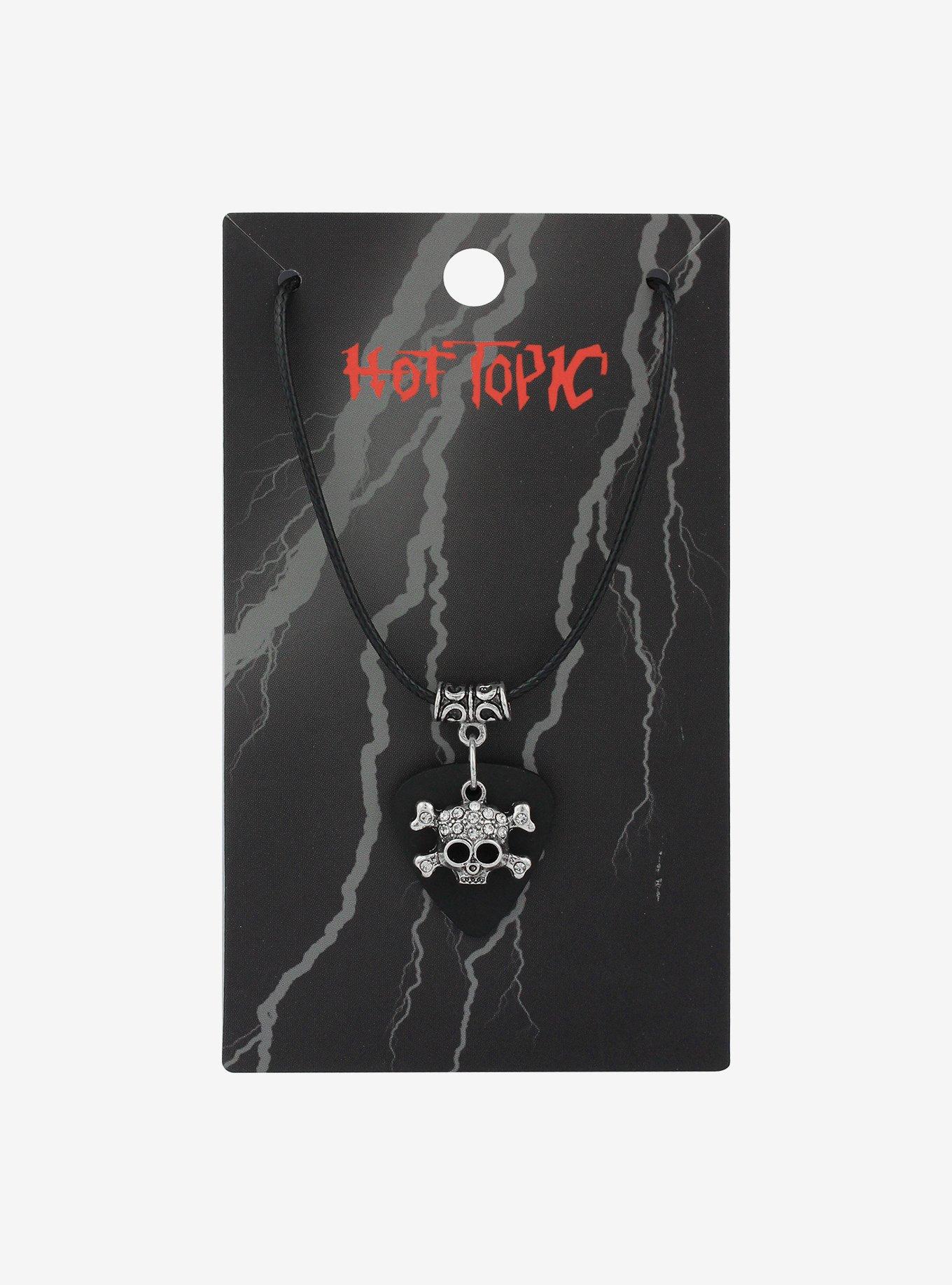 Skull Guitar Pick Choker, , hi-res