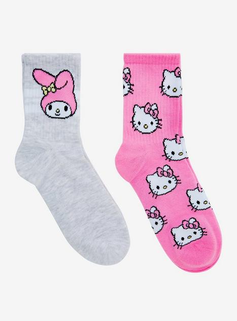 Hello Kitty & My Melody Ankle Socks 2 Pair | Hot Topic