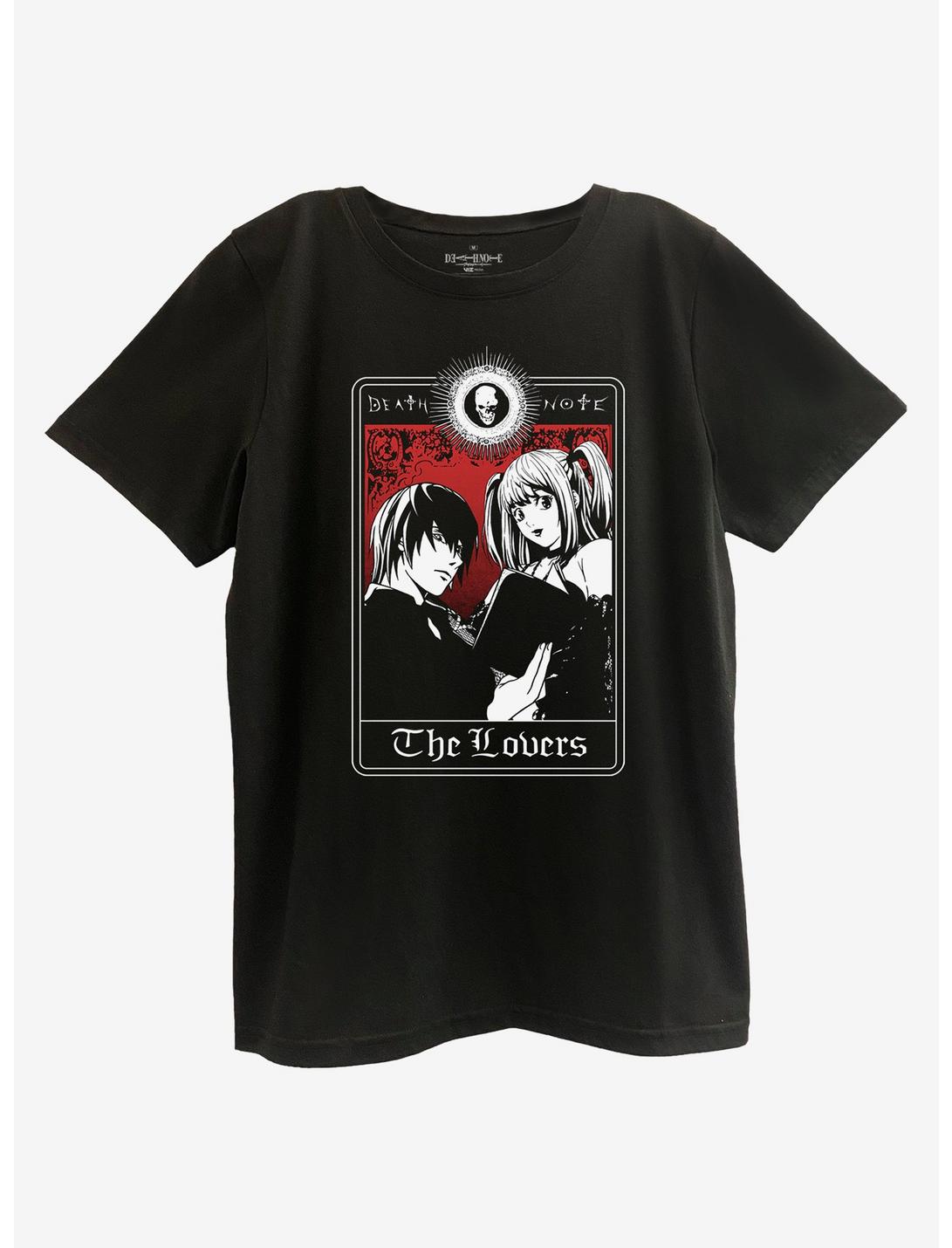 Death Note Lovers Tarot Card Boyfriend Fit Girls T-Shirt, MULTI, hi-res