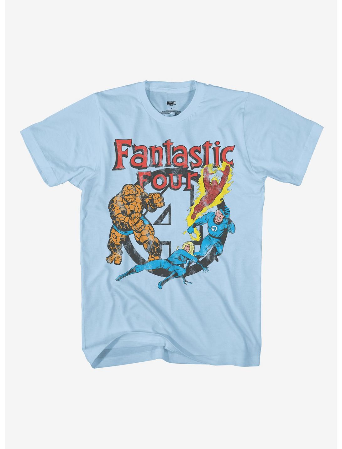 Marvel Fantastic Four Squad T-Shirt, LT BLUE, hi-res