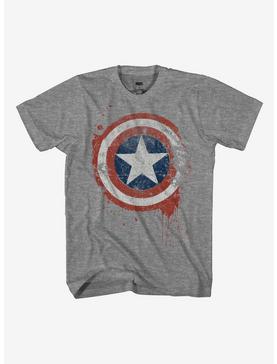 Plus Size Marvel Captain America Shield T-Shirt, , hi-res