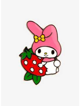 My Melody Strawberry Enamel Pin, , hi-res