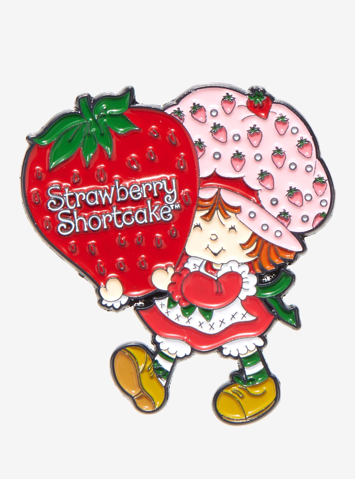 Strawberry Shortcake Strawberry Enamel Pin, , hi-res