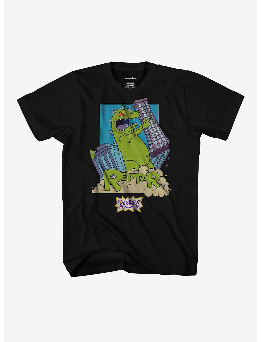 Rugrats Reptar Destroy T-Shirt, BLACK, hi-res