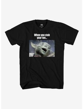 Star Wars Yoda Stub Toe Meme T-Shirt, , hi-res