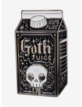 Plus Size Goth Juice Carton Enamel Pin, , hi-res