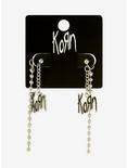 Korn Ball Chain Front/Back Earrings, , hi-res