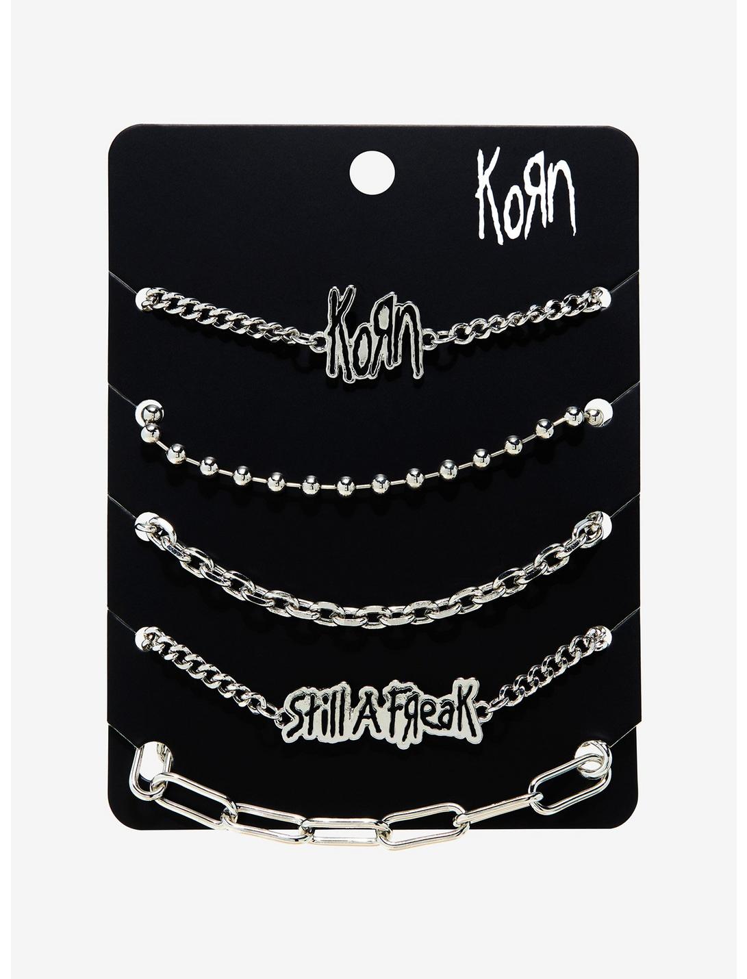 Korn Silver Bracelet Set, , hi-res