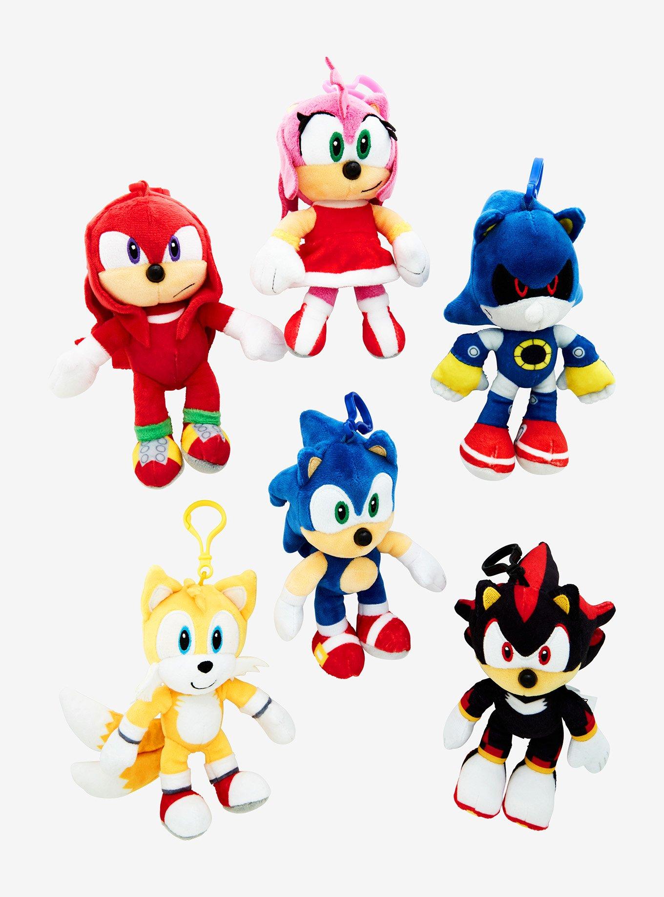 Sonic The Hedgehog 8 Shadow Plush Doll Keychain Backpack Clip