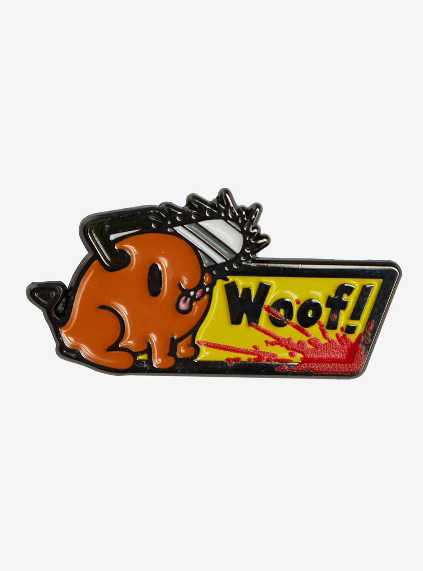 Chainsaw Man Pochita Woof Enamel Pin - BoxLunch Exclusive , , hi-res