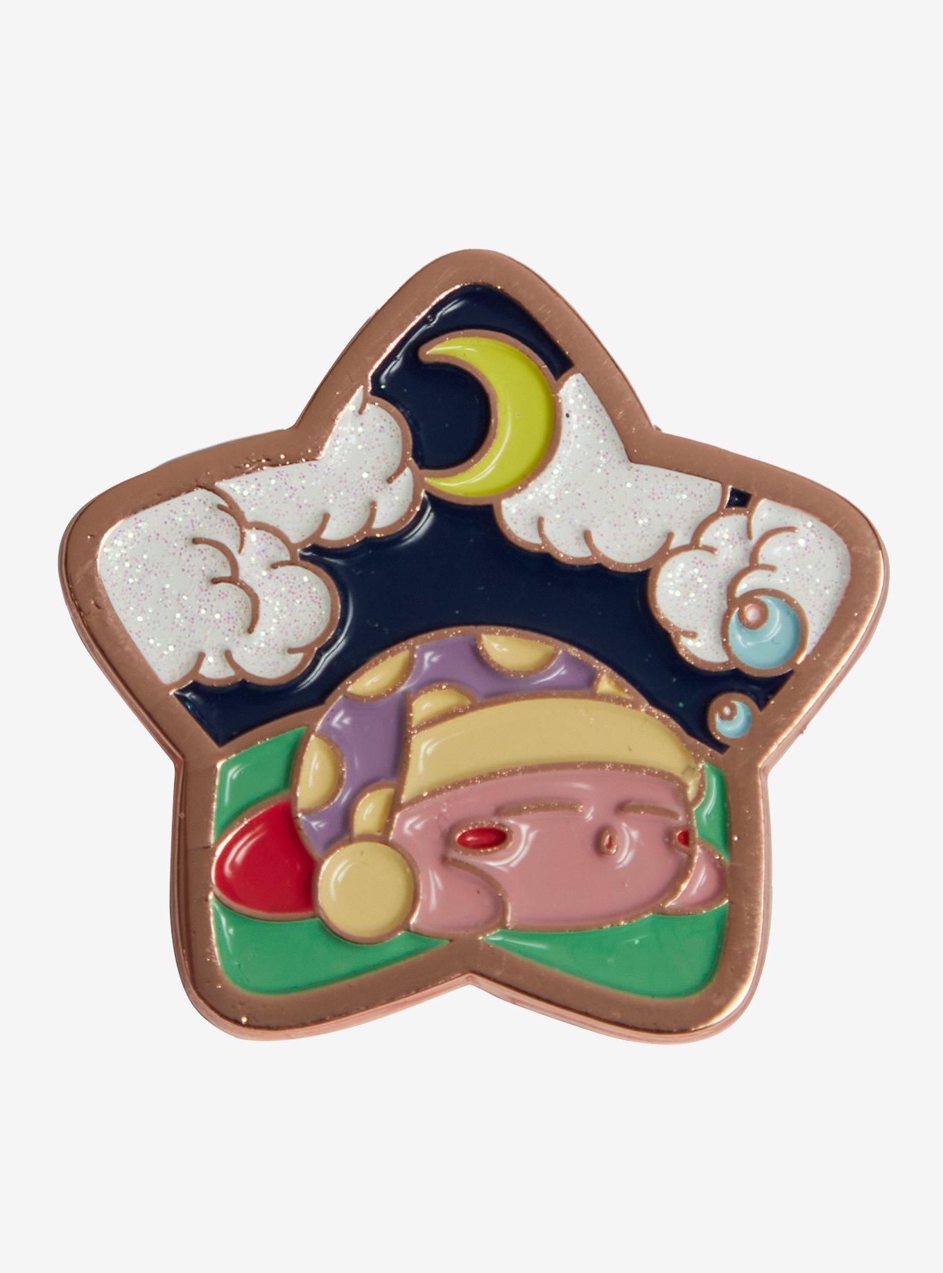 Nintendo Kirby Dreamland Sleeping Kirby Enamel Pin - BoxLunch Exclusive, , hi-res