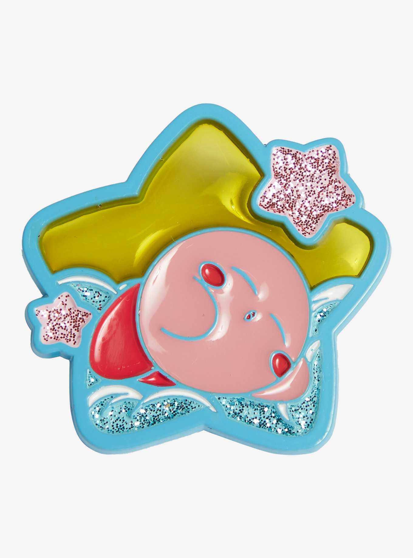 Nintendo Kirby Dreamland Stained Glass Sleeping Kirby Enamel Pin - BoxLunch Exclusive, , hi-res