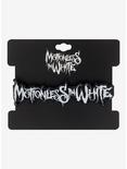 Motionless In White Logo Rubber Bracelet, , hi-res
