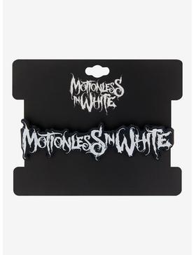 Motionless In White Logo Rubber Bracelet, , hi-res