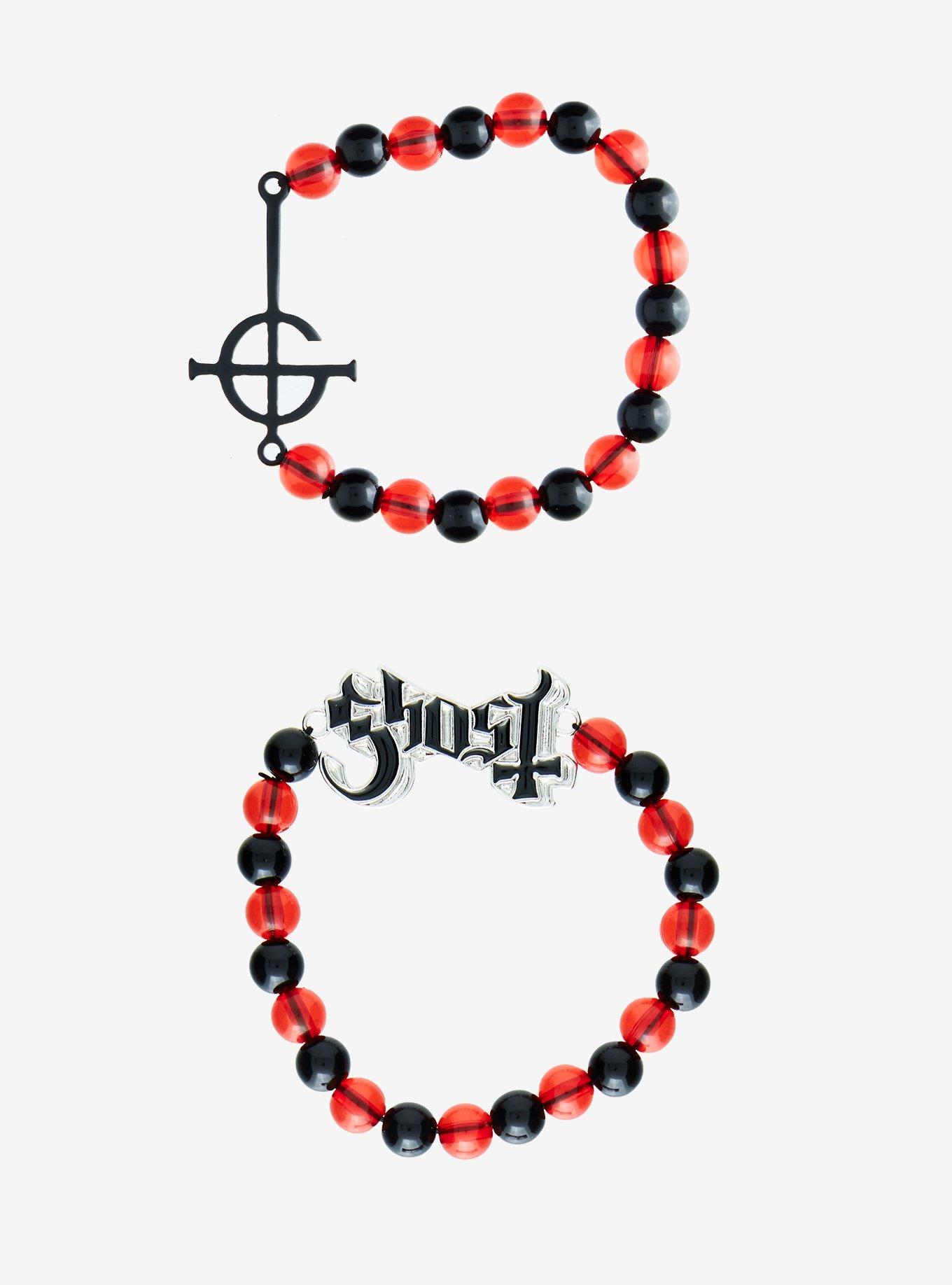 Hot Topic Olivia Rodrigo Logo Vampire Best Friend Beaded Bracelet Set