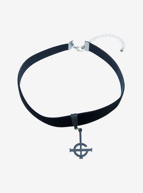 Ghost Grucifix Logo Choker | Hot Topic