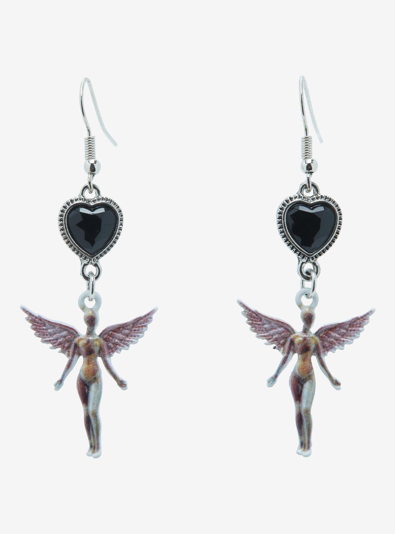 Nirvana In Utero Angel Earrings, , hi-res